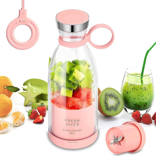 Portable USB Rechargeable Blender Bottle – Fresh Juice Maker for Smoothies & Shakes | 350ml |